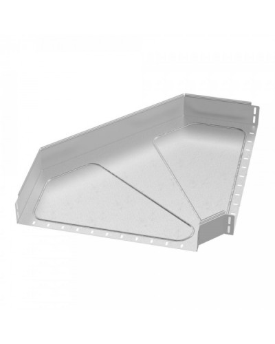 Угол горизонтальный 90 градусов Стандарт HDZ 600х100 Промрукав (PR16.1656) в Чебоксарах Аксессуары для лотков Pintop.ru