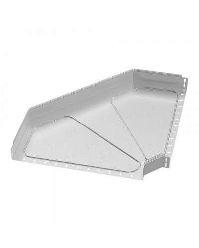 Угол горизонтальный 90 градусов Стандарт HDZ 600х80 Промрукав (PR16.1658) в Чебоксарах Аксессуары для лотков Pintop.ru