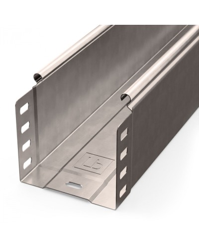 Лоток неперфорированный Стандарт INOX (AISI 409) 100х100х3000 (0,7 мм) (6 м/уп) Промрукав (PR16.2388) в Чебоксарах Кабельные лотки Pintop.ru