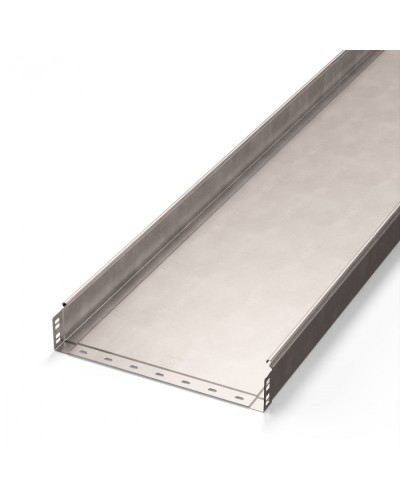 Лоток неперфорированный Стандарт INOX (AISI 409) 400х80х3000 (1,0 мм) (6 м/уп) Промрукав (PR16.2402) в Чебоксарах Кабельные лотки Pintop.ru