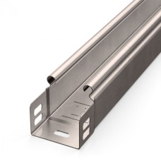 Лоток неперфорированный Стандарт INOX (AISI 409) 50х50х3000 (0,7 мм) (24 м/уп) Промрукав (PR16.2409)