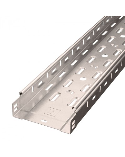 Лоток перфорированный Стандарт INOX (AISI 409) 150х50х3000 (0,7 мм) (6 м/уп) Промрукав (PR16.2414) в Чебоксарах Кабельные лотки Pintop.ru