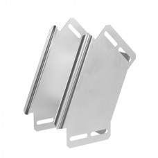 Угол вертикальный внешний 90 градусов Стандарт INOX (AISI 304) 100х100 Промрукав (PR16.2990)