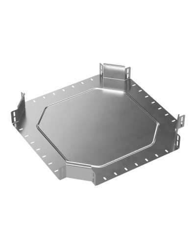 Ответвитель Х-образный Стандарт INOX (AISI 304) 400х80 Промрукав (PR16.3185) в Чебоксарах Аксессуары для лотков Pintop.ru