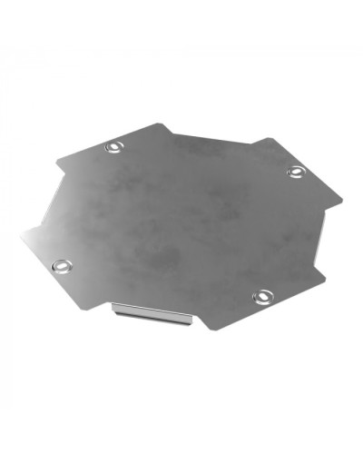 Крышка ответвителя Х-образного Стандарт INOX (AISI 304) 150 Промрукав (PR16.3195) в Чебоксарах Аксессуары для лотков Pintop.ru