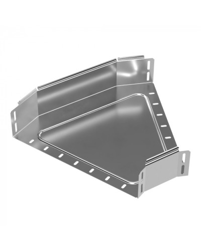 Угол горизонтальный 45 градусов Стандарт INOX (AISI 304) 400х100 Промрукав (PR16.3418) в Чебоксарах Аксессуары для лотков Pintop.ru