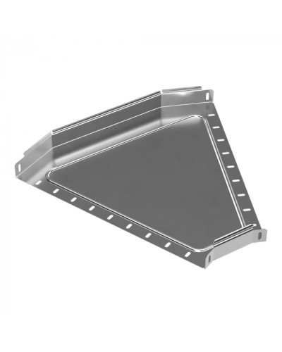 Угол горизонтальный 45 градусов Стандарт INOX (AISI 304) 500х50 Промрукав (PR16.3419) в Чебоксарах Аксессуары для лотков Pintop.ru