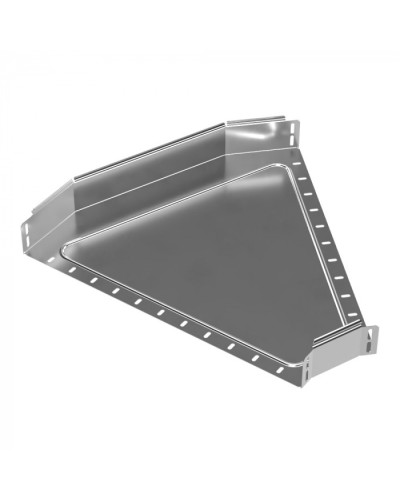 Угол горизонтальный 45 градусов Стандарт INOX (AISI 304) 600х80 Промрукав (PR16.3423) в Чебоксарах Аксессуары для лотков Pintop.ru