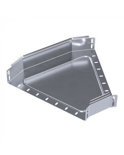 Угол горизонтальный 45 градусов Стандарт INOX (AISI 316) 400х80 Промрукав (PR16.3447) в Чебоксарах Аксессуары для лотков Pintop.ru