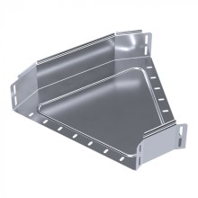 Угол горизонтальный 45 градусов Стандарт INOX (AISI 316) 400х100 Промрукав (PR16.3448)