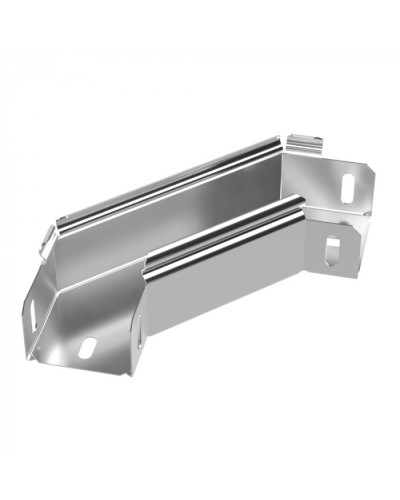 Угол горизонтальный 90 градусов Стандарт INOX (AISI 304) 50х50 Промрукав (PR16.3493) в Чебоксарах Аксессуары для лотков Pintop.ru