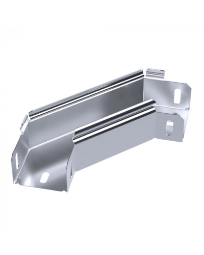 Угол горизонтальный 90 градусов Стандарт INOX (AISI 316) 50х50 Промрукав (PR16.3523) в Чебоксарах Аксессуары для лотков Pintop.ru