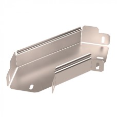 Угол горизонтальный 90 градусов Стандарт INOX (AISI 409) 100х50 Промрукав (PR16.3554)