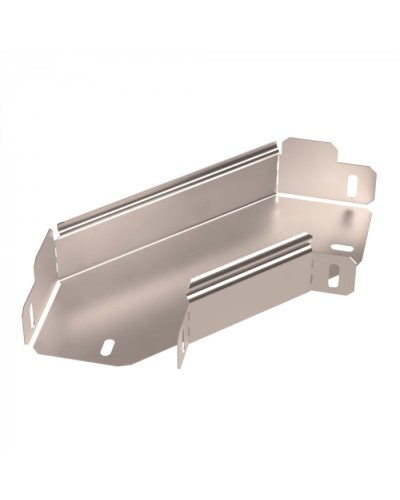 Угол горизонтальный 90 градусов Стандарт INOX (AISI 409) 100х50 Промрукав (PR16.3554) в Чебоксарах Аксессуары для лотков Pintop.ru