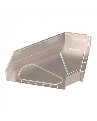 Угол горизонтальный 90 градусов Стандарт INOX (AISI 409) 400х100 Промрукав (PR16.3568) в Чебоксарах Аксессуары для лотков Pintop.ru