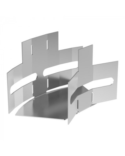 Угол горизонтальный изменяемый 0-45 градусов Стандарт INOX (AISI 304) 50х50 Промрукав (PR16.3583) в Чебоксарах Аксессуары для лотков Pintop.ru