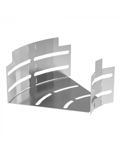 Угол горизонтальный изменяемый 0-45 градусов Стандарт INOX (AISI 304) 150х80 Промрукав (PR16.3588) в Чебоксарах Аксессуары для лотков Pintop.ru