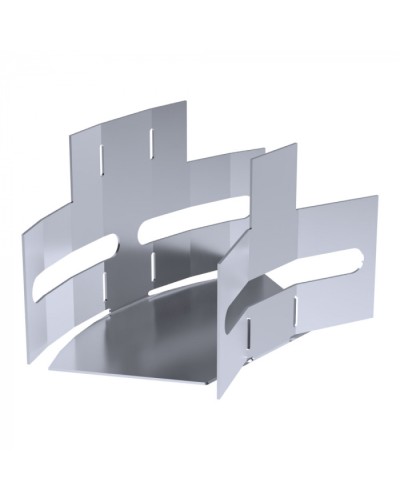 Угол горизонтальный изменяемый 0-45 градусов Стандарт INOX (AISI 316) 50х50 Промрукав (PR16.3613) в Чебоксарах Аксессуары для лотков Pintop.ru