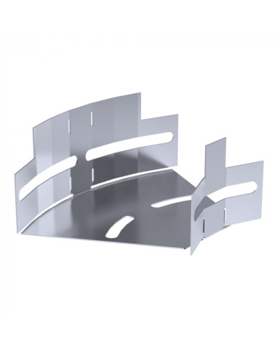 Угол горизонтальный изменяемый 0-45 градусов Стандарт INOX (AISI 316) 100х50 Промрукав (PR16.3614) в Чебоксарах Аксессуары для лотков Pintop.ru