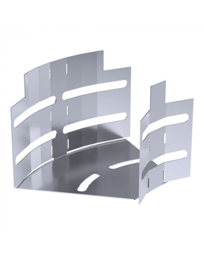 Угол горизонтальный изменяемый 0-45 градусов Стандарт INOX (AISI 316) 100х80 Промрукав (PR16.3615) в Чебоксарах Аксессуары для лотков Pintop.ru