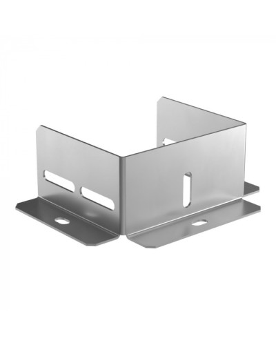 Универсальный ввод трассы лотков Стандарт INOX (AISI 304) 100х100 Промрукав (PR16.3676) в Чебоксарах Аксессуары для лотков Pintop.ru