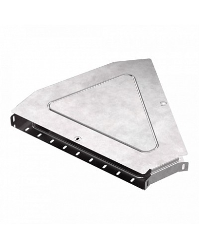 Угол горизонтальный 45 градусов с крышкой Стандарт 500х50 Промрукав (PR16.0616) в Чебоксарах Аксессуары для лотков Pintop.ru