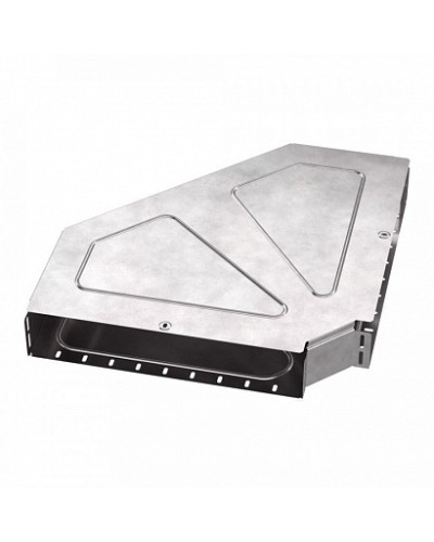 Угол горизонтальный 90 градусов с крышкой Стандарт 500х100 Промрукав (PR16.0627) в Чебоксарах Аксессуары для лотков Pintop.ru