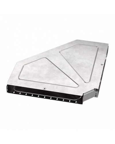 Угол горизонтальный 90 градусов с крышкой Стандарт 600х80 Промрукав (PR16.0629) в Чебоксарах Аксессуары для лотков Pintop.ru