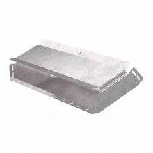 Угол вертикальный внутренний 45 градусов с крышкой Стандарт 600х80 Промрукав (PR16.0599)