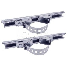 Комплект кронштейнов для крепления ТШ и коммутаторов на опору Релион Крепление ТШ и коммутаторов на опору