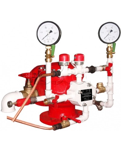 Узел управления дренчерный с пневмоприводом Спецавтоматика УУ-Д100/1,6(П0,028)-ВФ.О4 в Чебоксарах Устройства пуска водяного пожаротушения Pintop.ru