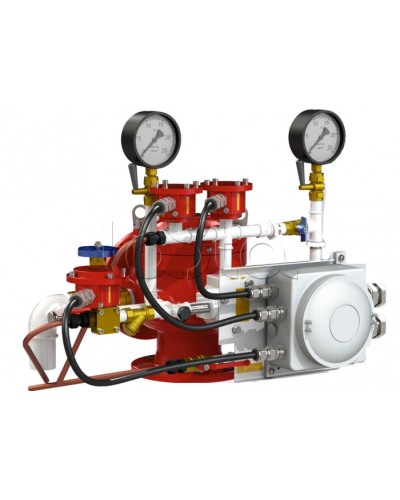 Узел управления дренчерный с пневмоприводом Спецавтоматика УУ-Д150/1,6 (П0,028)-ВФ.О4 в Чебоксарах Устройства пуска водяного пожаротушения Pintop.ru