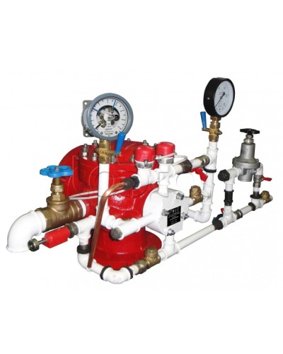 Узел управления спринклерный воздушный в комплекте с акселератором Спецавтоматика УУ-С100/1,6В3-ВФ.О4-01 в Чебоксарах Устройства пуска водяного пожаротушения Pintop.ru