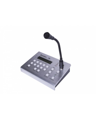 Консоль микрофонная удалённая многозонная Тромбон УК в Чебоксарах Система оповещения и трансляции Pintop.ru