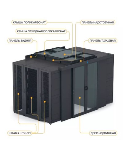 Крыша откидная поликарбонат 600 × 1500 ЭМаг 12/24В для шкафа ШТК-СП-×.6.× ЦМО ЦОД-СП-КОП-НО-600.1500-9005 в Чебоксарах Аксессуары для стоек и шкафов Pintop.ru