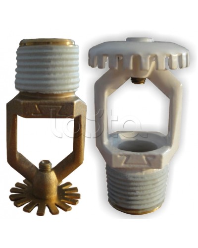 Ороситель дренчерный водяной и пенный Спецавтоматика ДУО0-РНд0,42-R1/2/В3-SР-К80 (белый) (RAL 9016) в Чебоксарах Оросители Pintop.ru