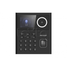 Терминал доступа с распознаванием лиц (Mifare 1K) и отпечатки пальцев Hikvision DS-K1T320MFWX