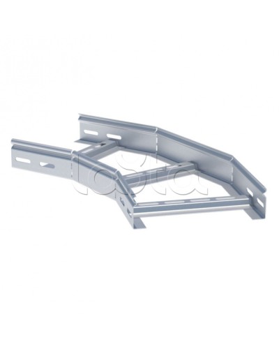 Угол 45 град. горизонтальный для лестничного лотка 100x400 мм EKF (glt45100400) в Чебоксарах Аксессуары для лотков Pintop.ru