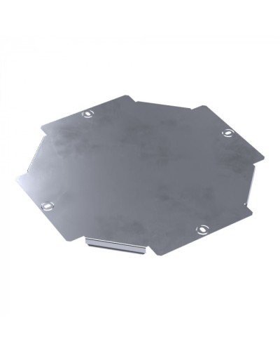 Крышка ответвителя Х-образного Стандарт INOX (AISI 316) 200 Промрукав (PR16.3226) в Чебоксарах Аксессуары для лотков Pintop.ru