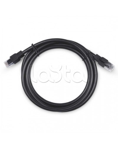 Патч-корд U/UTP, категория 6a, 2xRJ45/8p8c, неэкран. армир. гофр. стальной лентой, черный, РЕ, внешний, 0.5м Cabeus PC-ARM-UTP-RJ45-Cat.6a-0.5m-PE в Чебоксарах Патчкорды (медные) Pintop.ru