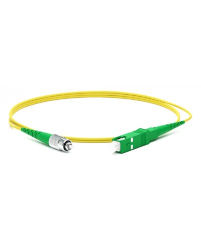 Патч-корд волоконно-оптический Hyperline FC-S2-9-FC/AR-FC/AR-H-3M-LSZH-YL в Чебоксарах Патч-корды оптические Pintop.ru