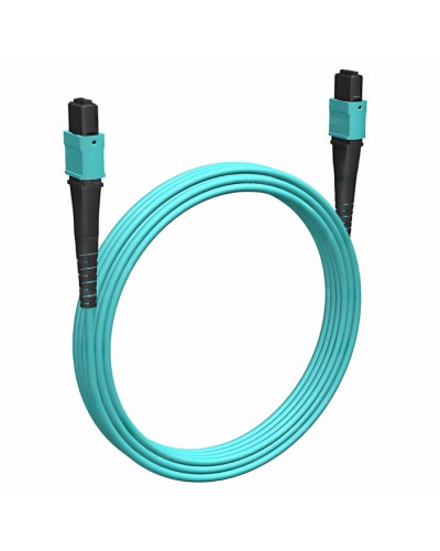 Кабельная сборка MPO(F) -MPO(F)-12 волокон 50/125 OM3, 5 m Cabeus (FOP-50-OM3-12-MPO(F)-12-MPO(F)-B-5m) в Чебоксарах Кабельные сборки (оптические) Pintop.ru