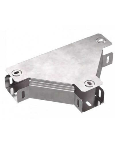 Т-образный ответвитель с крышкой Стандарт 50х50 Промрукав (PR16.0566) в Чебоксарах Аксессуары для лотков Pintop.ru