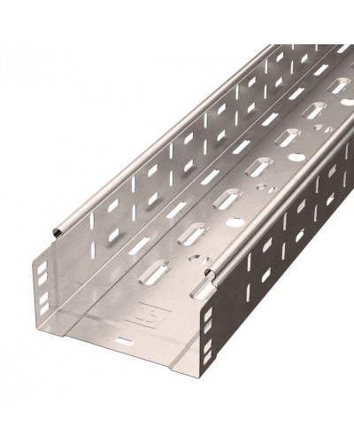 Лоток перфорированный Стандарт INOX (AISI 409) 150х80х3000 (0,7 мм) (6 м/уп) Промрукав (PR16.2415) в Чебоксарах Кабельные лотки Pintop.ru