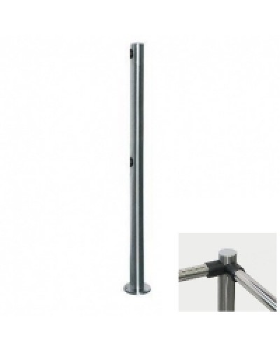 Стойка двухсторонняя L-образная PERCo-BH02 2-02 в Чебоксарах Ограждения Pintop.ru