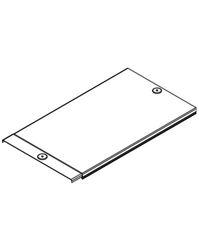 Крышка на лоток с заземлением осн. 200 L2000 (16 м/уп) DKC 35514 в Чебоксарах Аксессуары для лотков Pintop.ru