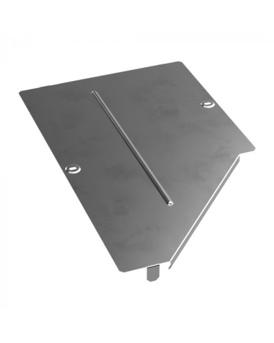 Крышка переходника левого Стандарт INOX (AISI 304) 500х300 Промрукав (PR16.4307) в Чебоксарах Аксессуары для лотков Pintop.ru