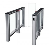 Турникет PERCo-ST-01 с крышками из закаленного стекла со створками Створки шириной 425 мм увеличенной высоты (1500 мм)