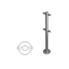 Стойка ограждения под стекло i-образнаяh=400мм Oxgard Стойка ВЗР 2462-00.02-01