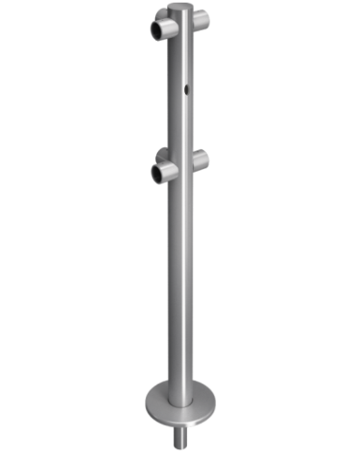 Стойкаограждения съемная Т-образная Oxgard ВЗР 1996Р.21-07 в Чебоксарах Ограждения Pintop.ru